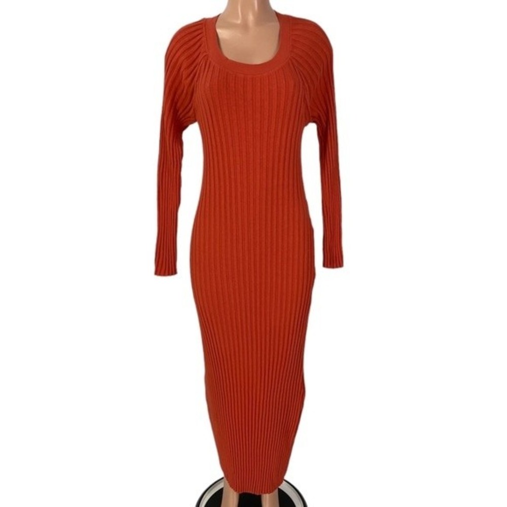 Free People Beach Walk About Ribbed Maxi Dress  Small